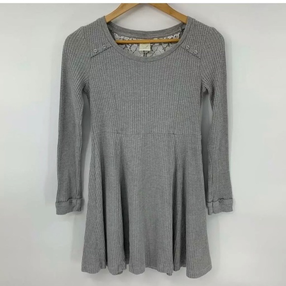 Anthropologie Dresses & Skirts - Anthropologie Eloise Mini Dress Gray Chemise S